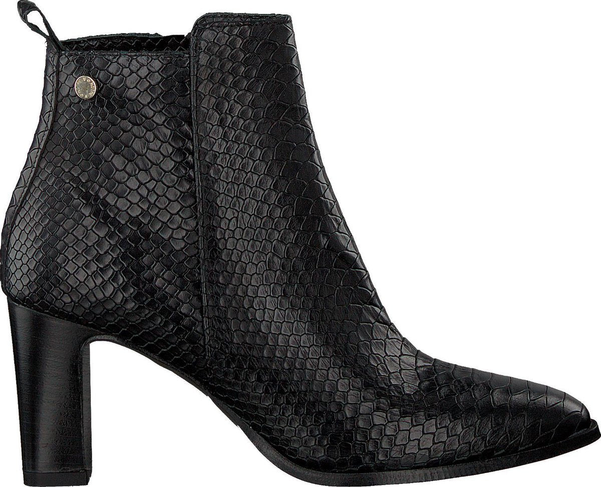 Notre-V 14838 Enkellaarsjes - Enkelboots - Dames - Zwart - Maat 36