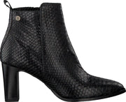 Notre-V 14838 Enkellaarsjes - Enkelboots - Dames - Zwart - Maat 36
