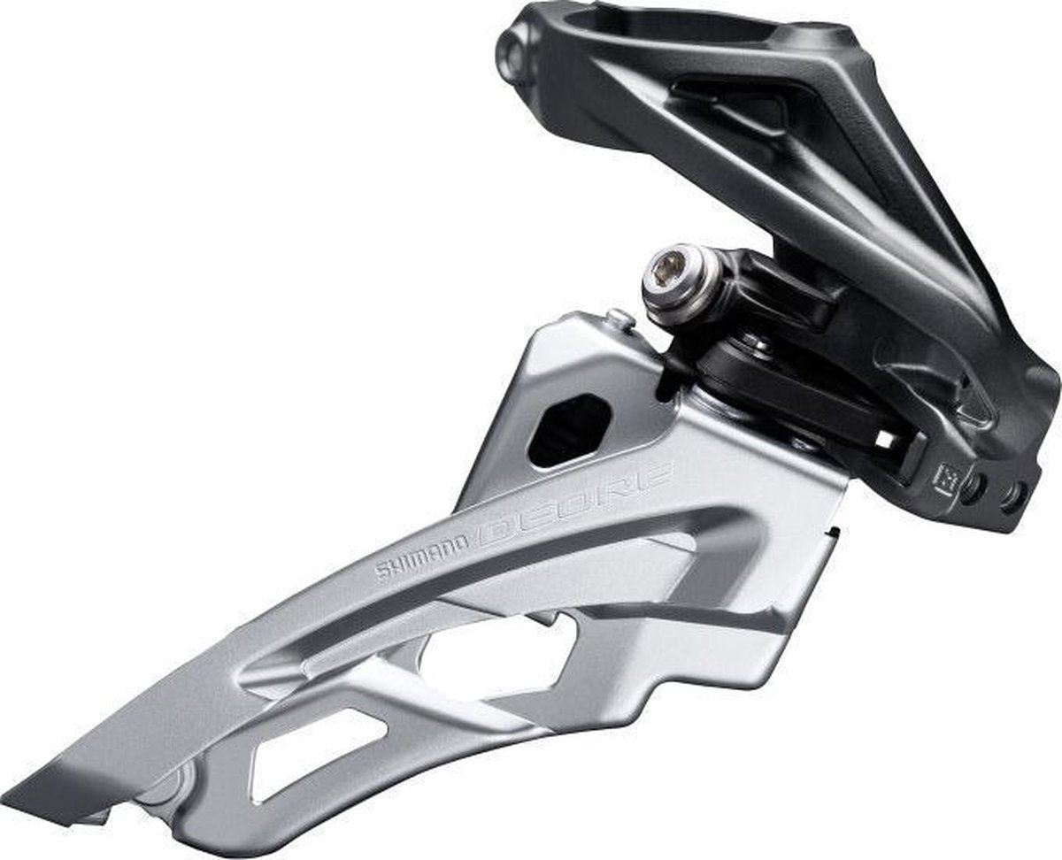 Voorderailleur 3 x 10 speed Shimano Deore FC-M6000 side swing - hoge klem 40-42T - zwart