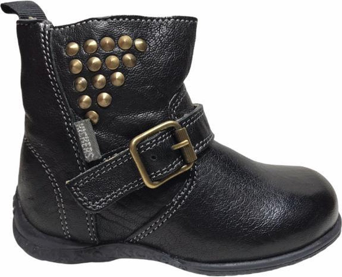 Kickers studs rits laarsjes Basia zwart mt 20