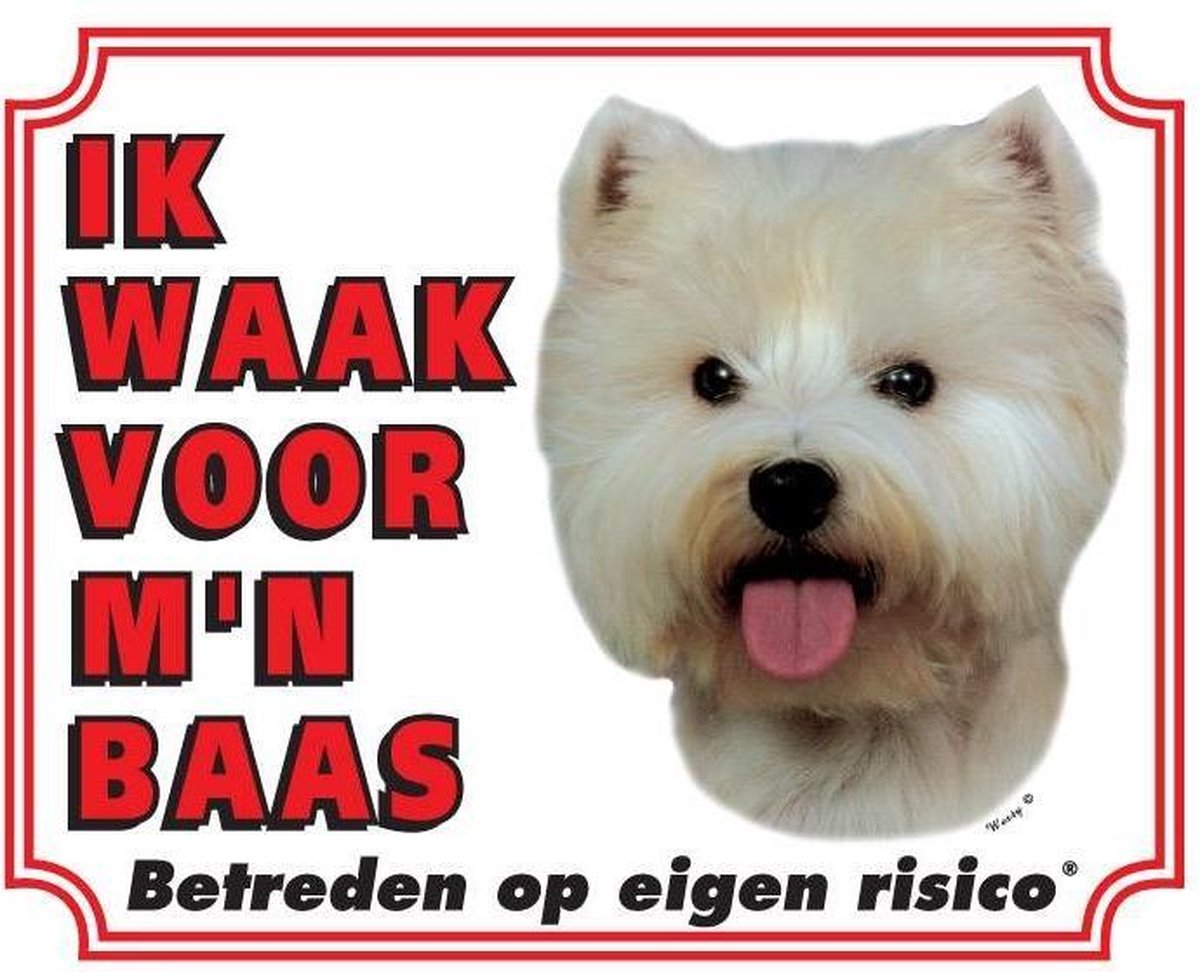 West Highland White Terrier Waakbord