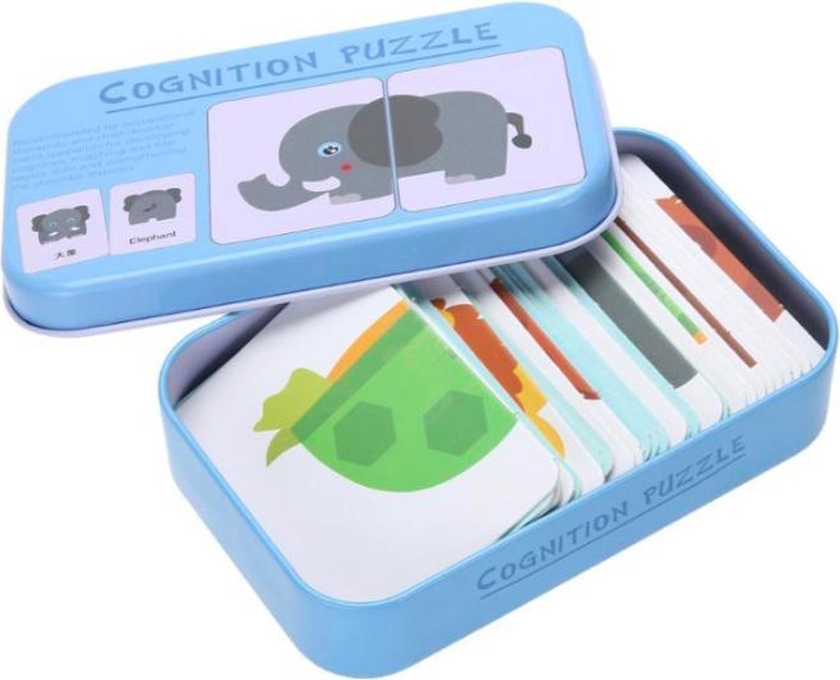 ProductGoods - Baby/Kinderen Geheugen Puzzel - Engels Chinees leren - Thema Dieren - Speelgoed - Leren - Spelen - Puzzel - Educatieve Speelgoed