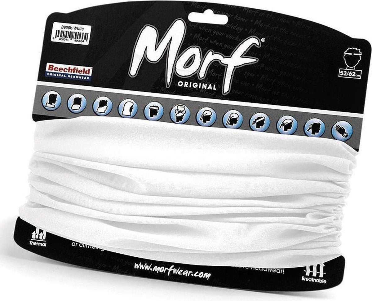 morf junior faceshield #wit