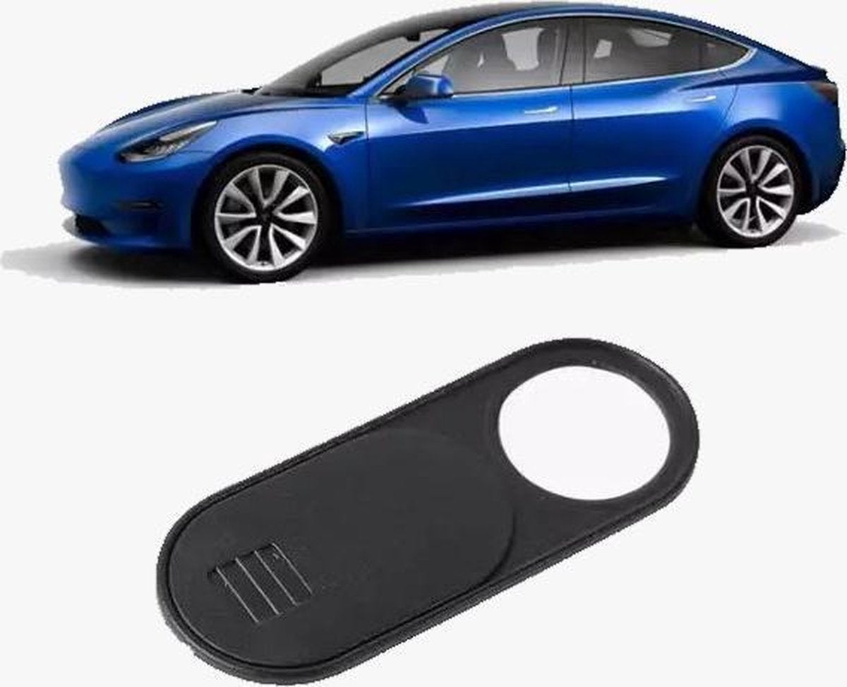 Tesla Model 3 Webcam Cover Privacy Bescherming Auto Accessoire Interieur Camera Beveiliging – Zwart