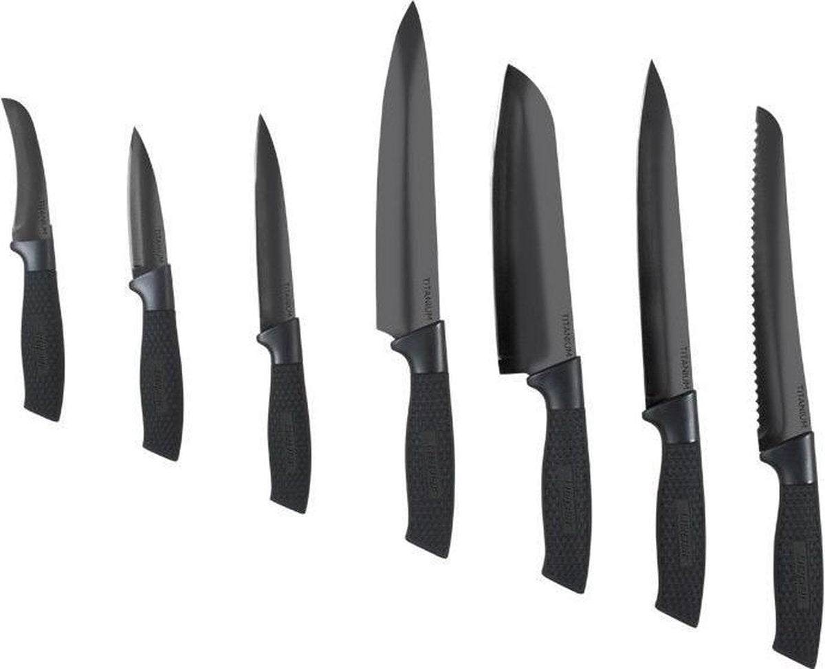 Beper CO.100 - Titanium 7 delige messenset
