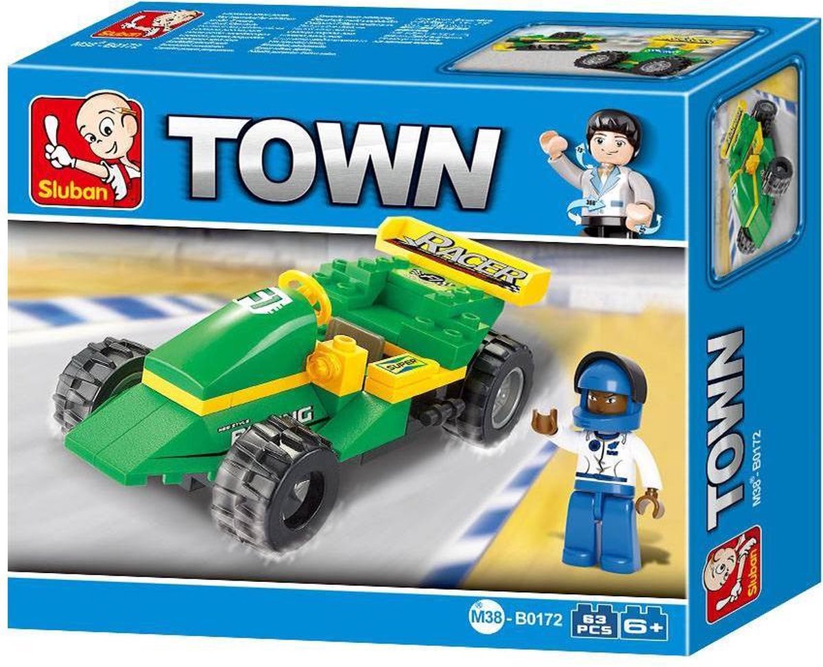 Sluban Town - Racewagen M38-B0172Sluban