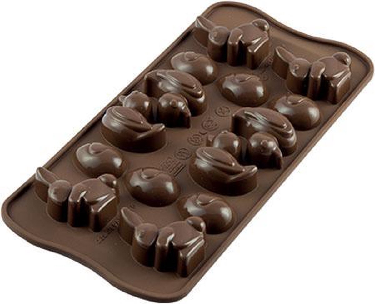 Siliconen Chocoladevorm "Easter" Pasen
