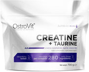 Creatine + Taurine + Vitamin B6 - 700g OstroVit + GRATIS Bulk Shaker 700ml