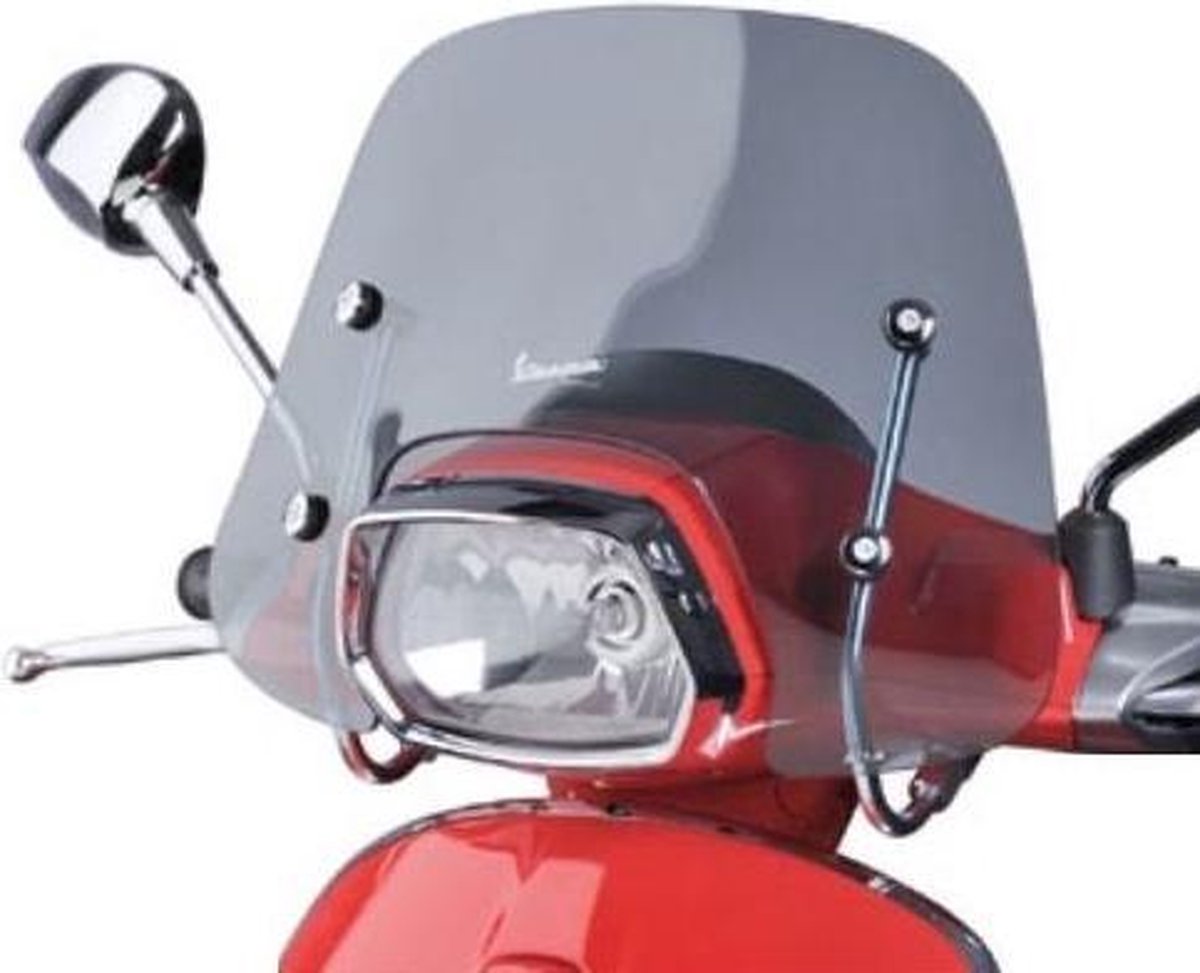 Windscherm Vespa sprint vanaf bj.2014 smoke laag 34cm origineel inclusief bevestigingsmaterialen