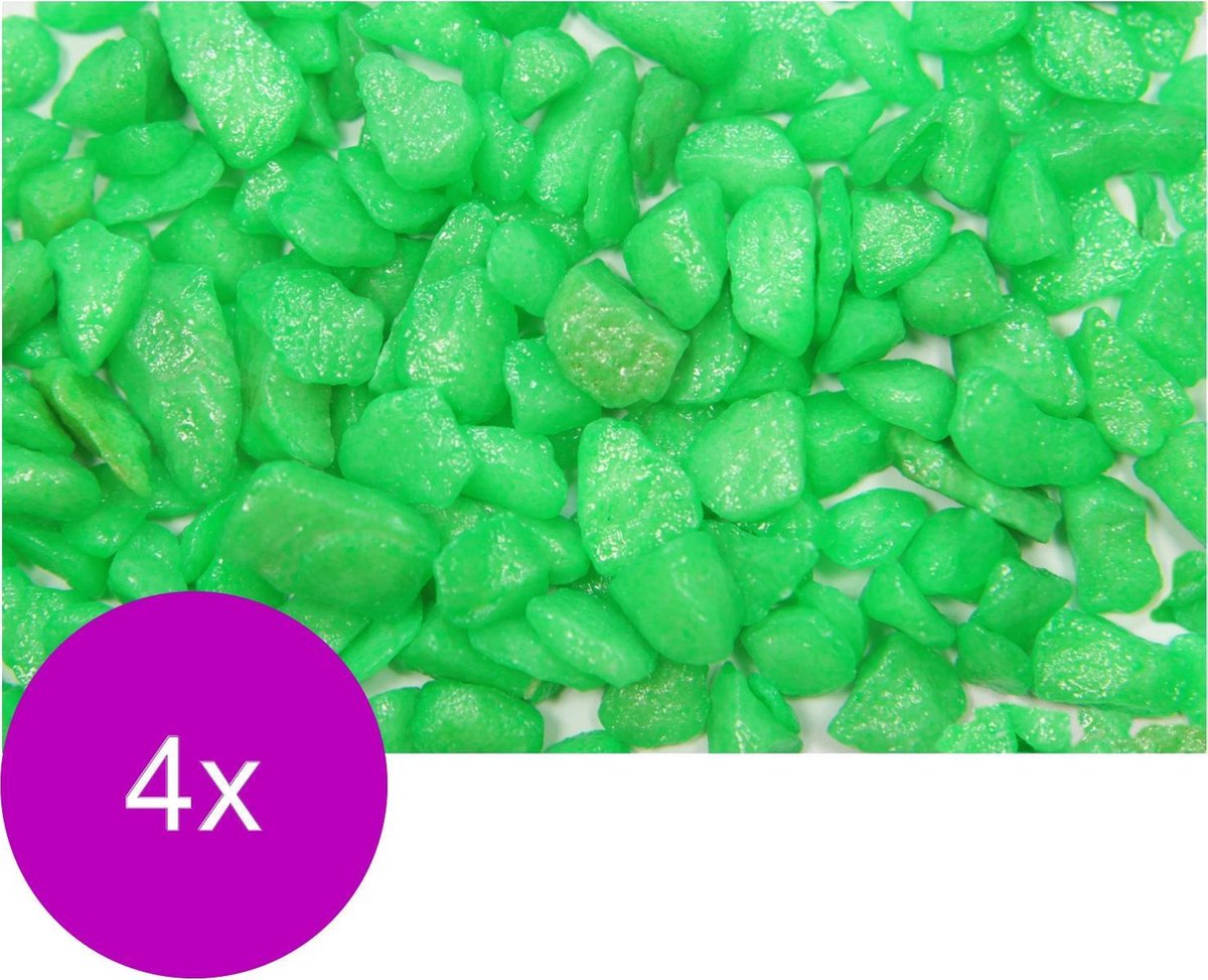 Vdl Aquariumgrind 5-10 Mm - Aquarium - Siergrind - 4 x Groen
