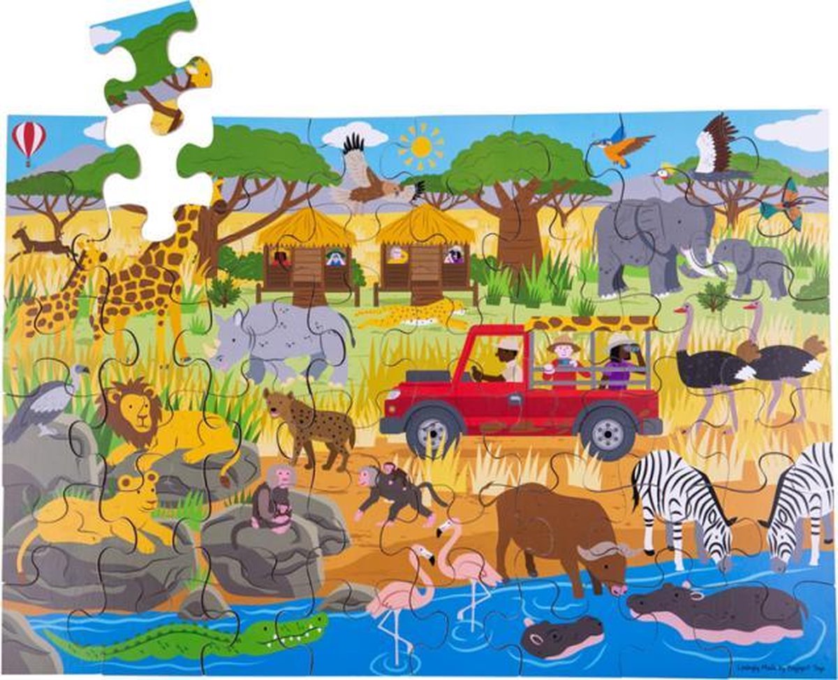 Bigjigs African Adventure Floor Puzzle (48 piece)