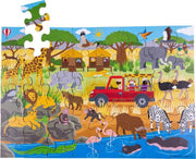 Bigjigs African Adventure Floor Puzzle (48 piece)