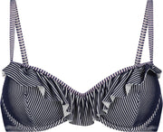 Hunkemöller Dames Voorgevormde beugel bikinitop Ruffle Stripe - maat B70