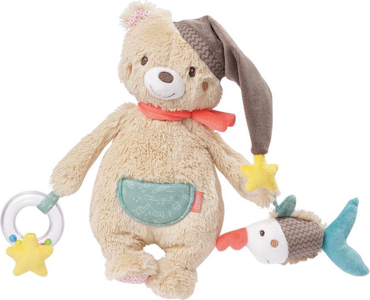 Fehn Activiteitenspeeltje Bruno Beer 28 Cm Beige