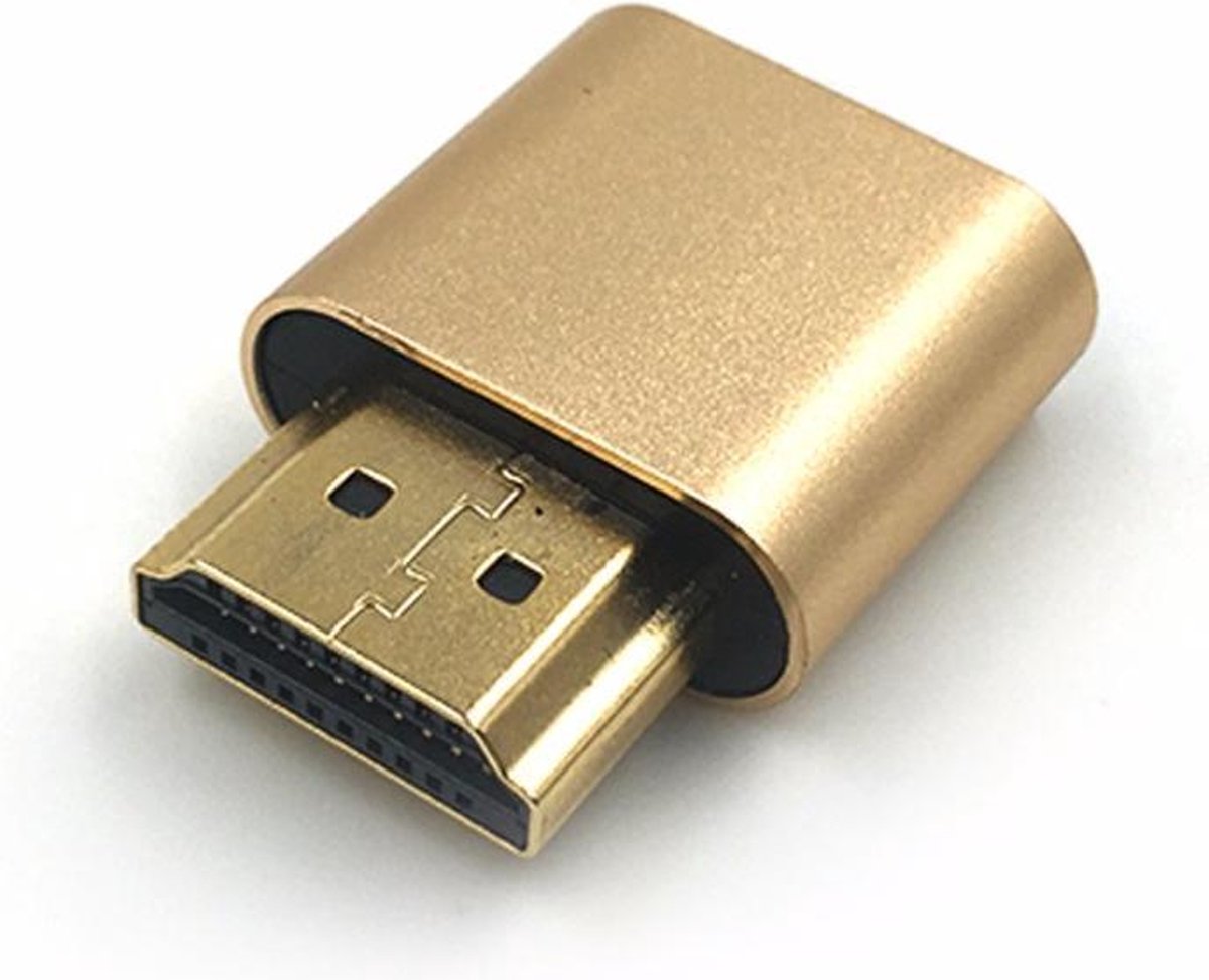 Coretek HDMI Dummy plug - versie 2.0 (4K 60Hz HDR)