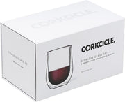 Corkcicle Glass Stemless - Double Pack - Clear