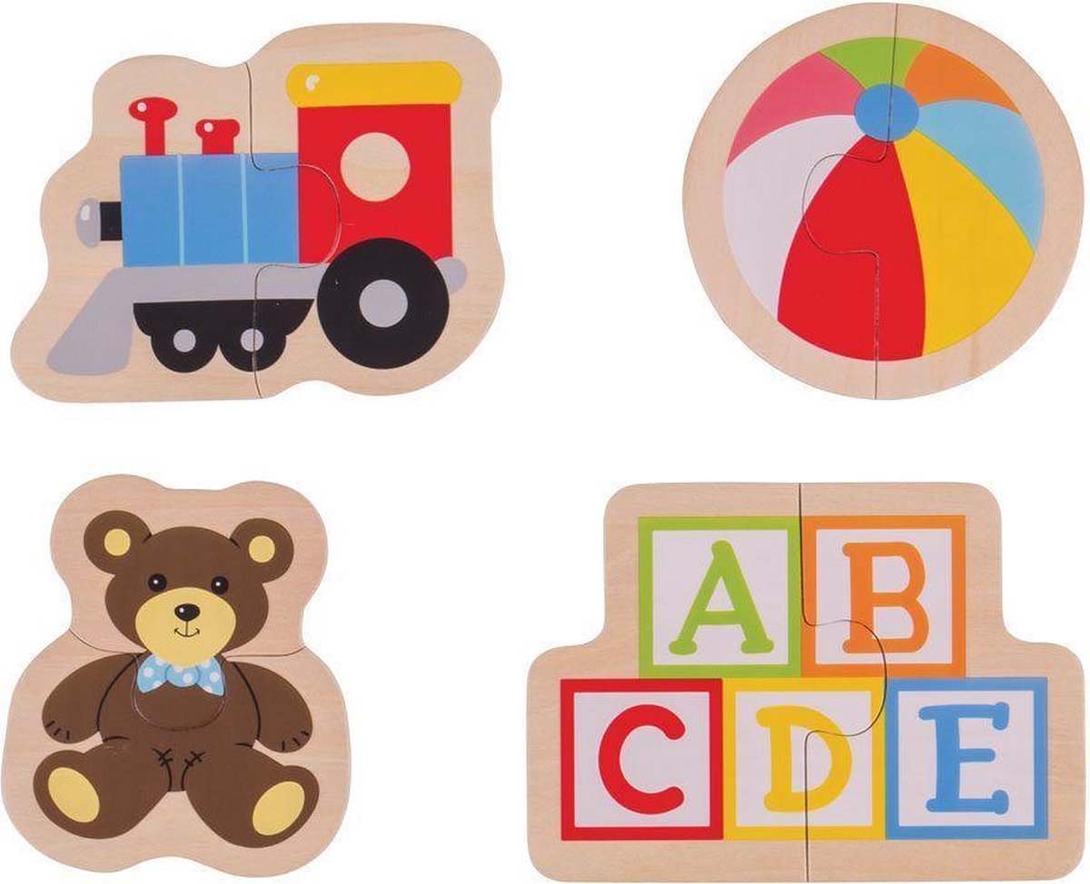 Bigjigs Two Piece Puzzles - Toys