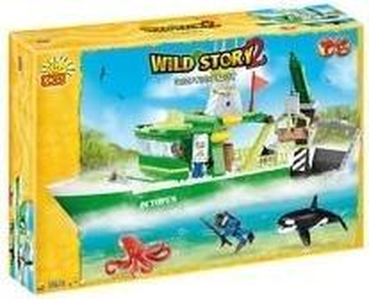 Cobi Wild Story boot bouwstenen set