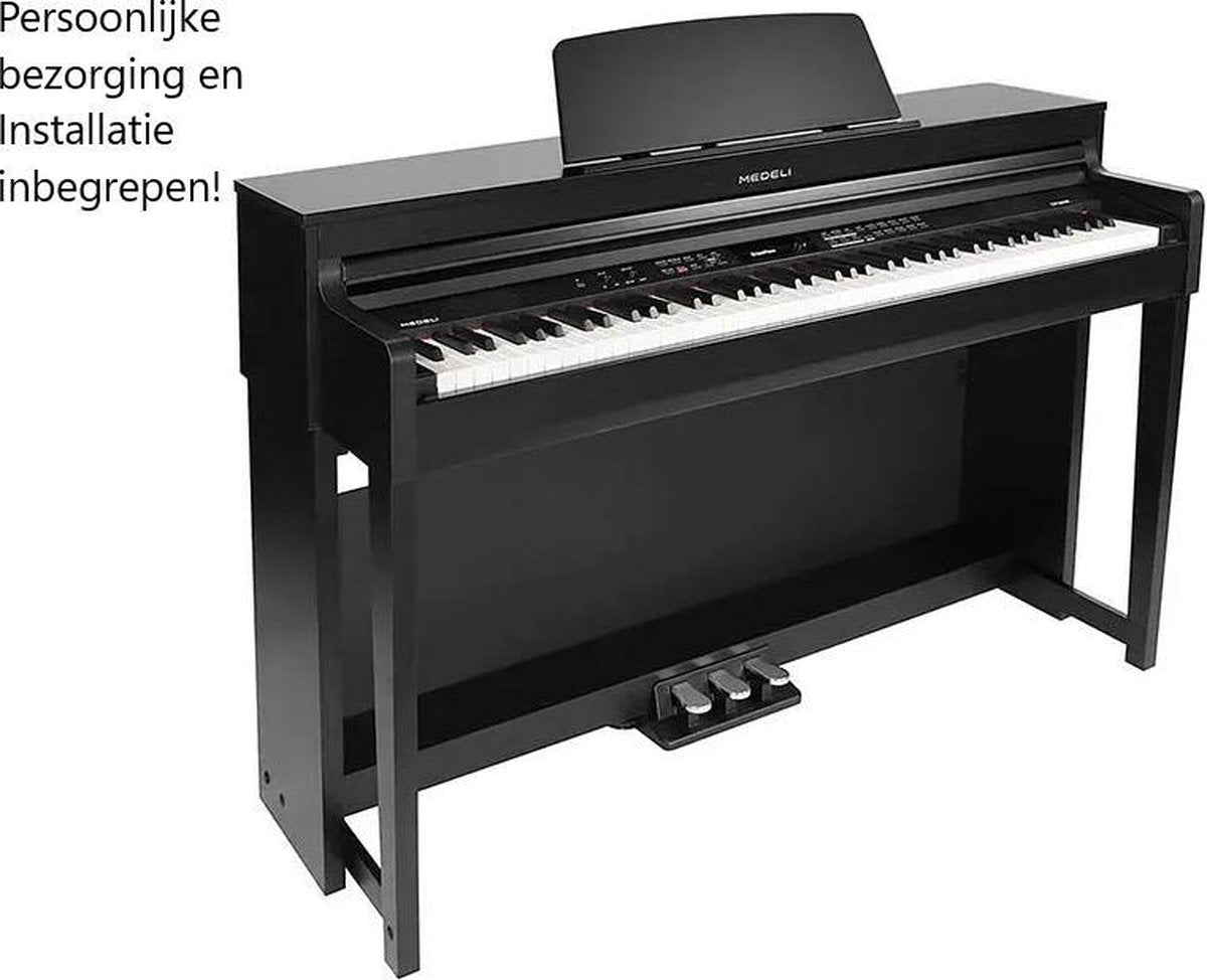Medeli Forte Series DP460K/BK - Digitale Piano - Huispiano - Piano - 2 x 25 watt Zwart
