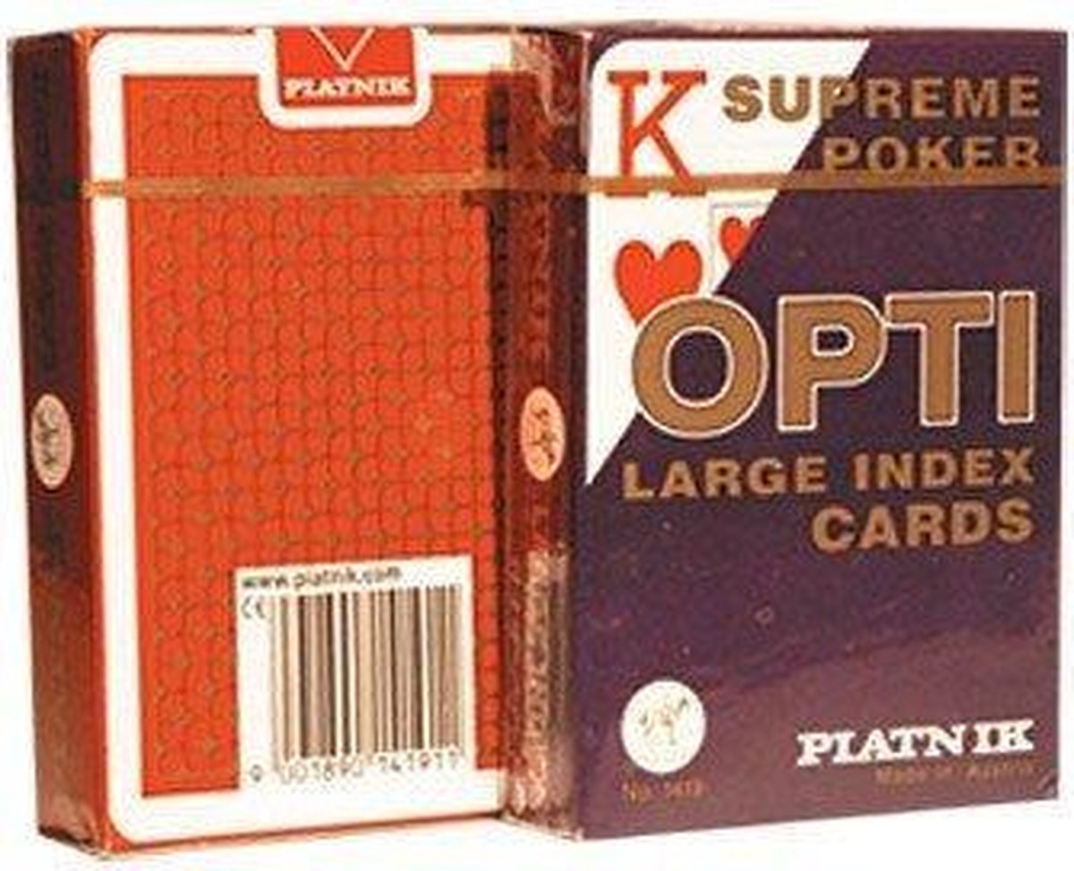 Piatnik Opti Supreme Poker Jumbo Index