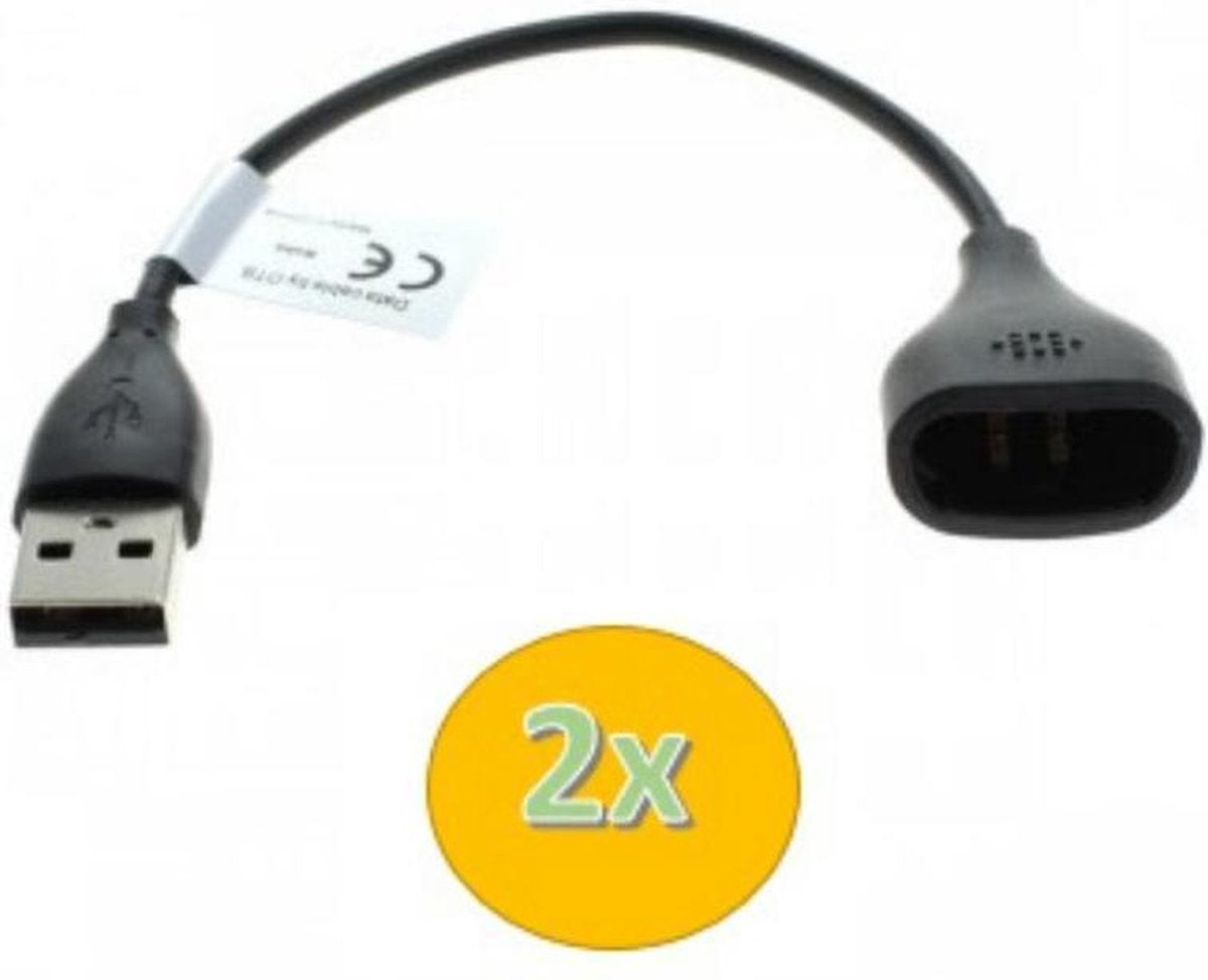 Fitbit USB oplaadkabel - Geschikt voor Fitbit One 2 stuks