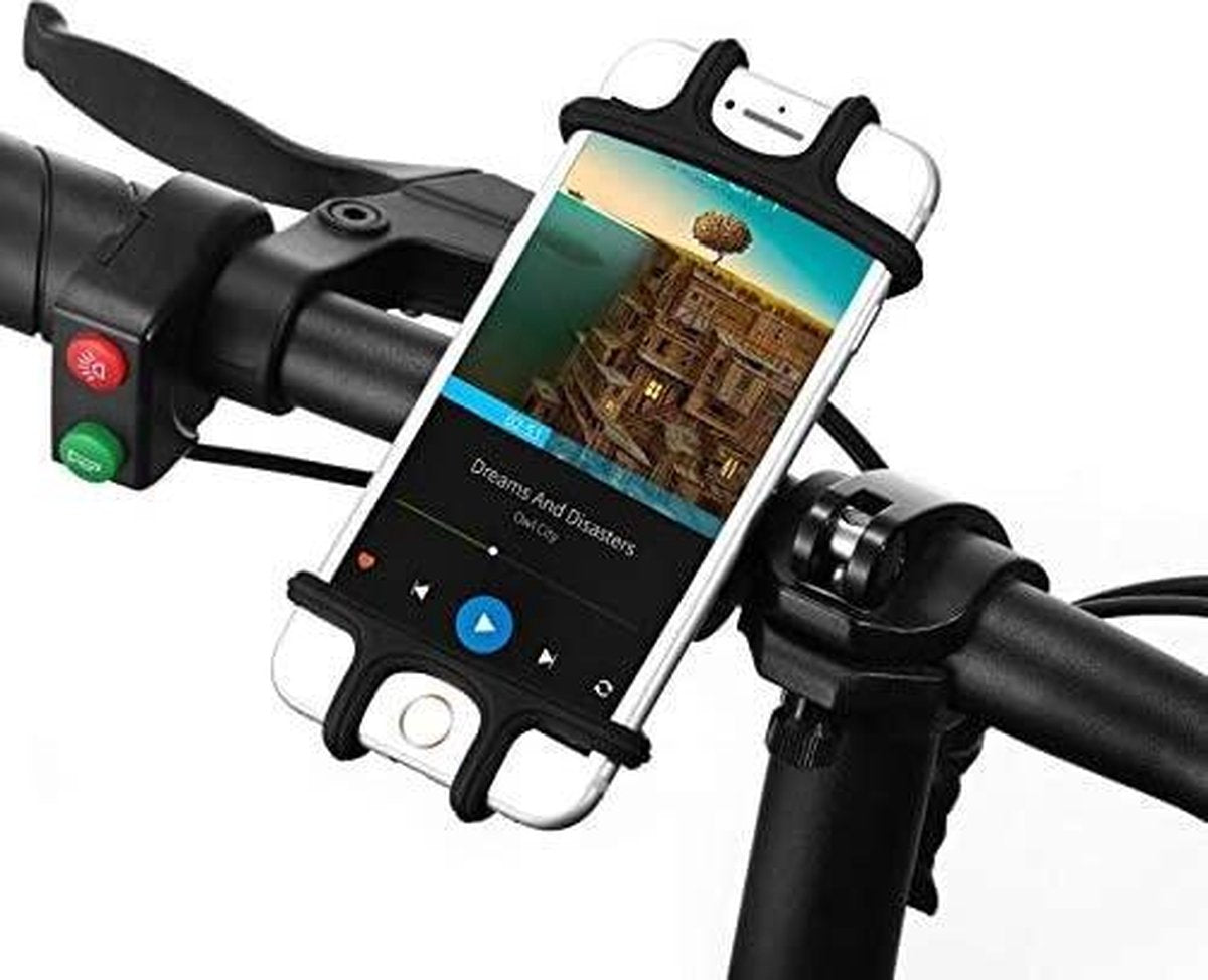 Fietstelefoonhouder voor iPhone Universele Samsung mobiele telefoonhouder Fietsstuurhouder GPS-houder