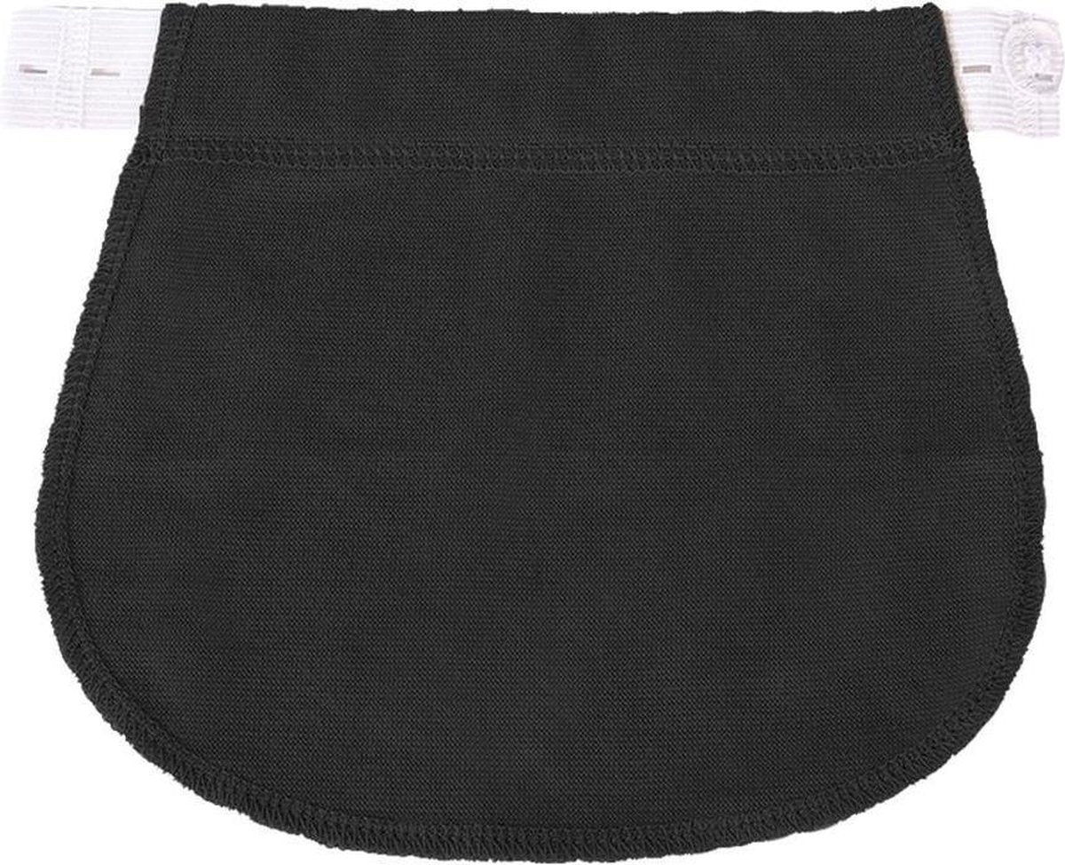WiseGoods Zwangerschapsbroekverbreder - Zwangerschapsbroek - Broekverbreder - Buikband - Zwangerschap Stretch Riem - Zwart