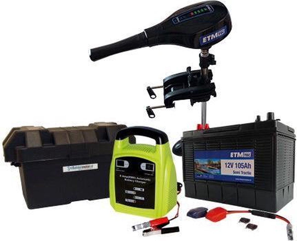 ETM-TEC Ocean 55 Elektromotor compleet met Accu en Acculader