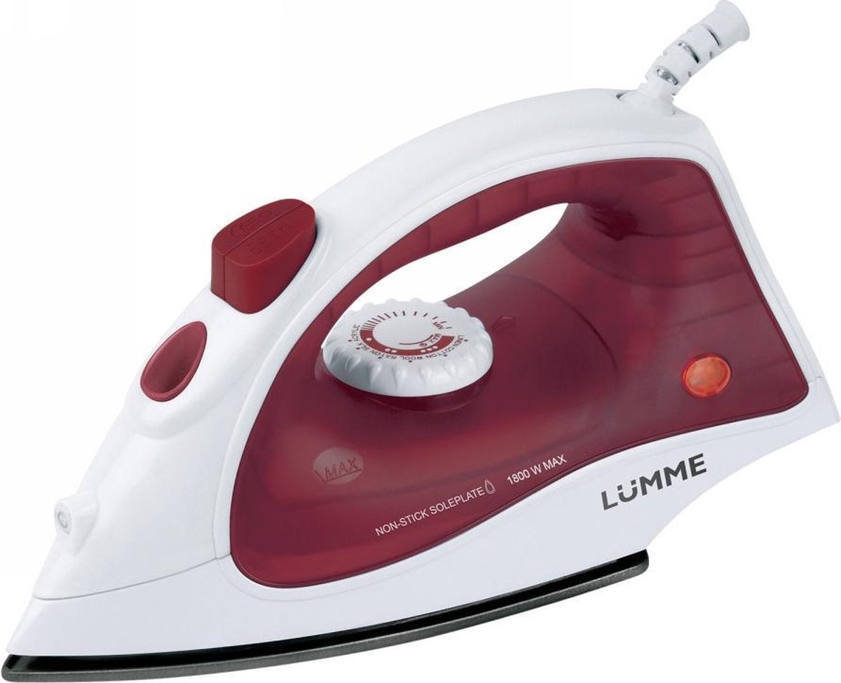 LUMME LU-1130 Stoomstrijkijzer|1800W|burgundy garnet