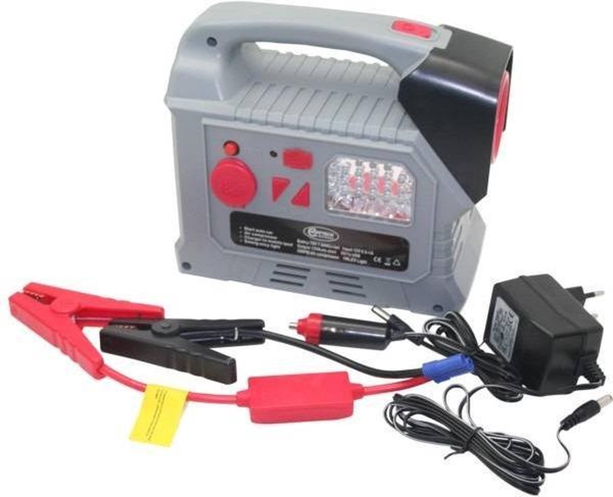 Hofftech Jumpstarter & Acculader + Compressor