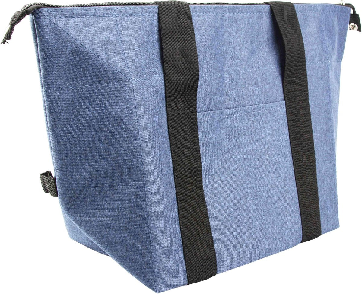Koeltas / strandtas / picknicktas / lunch tas - blauw -  22L