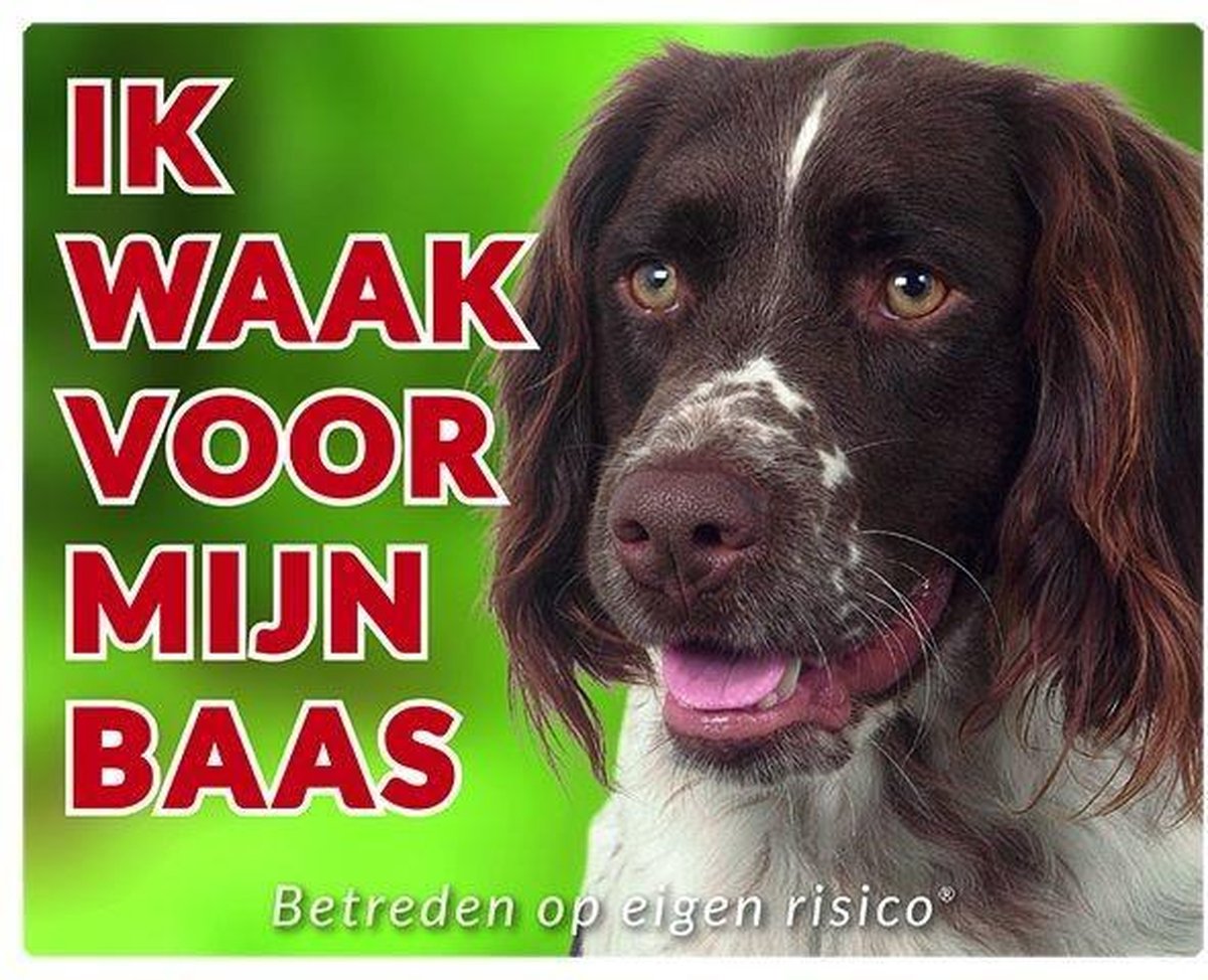 Heidewachtel Waakbord - Ik waak voor mijn baas