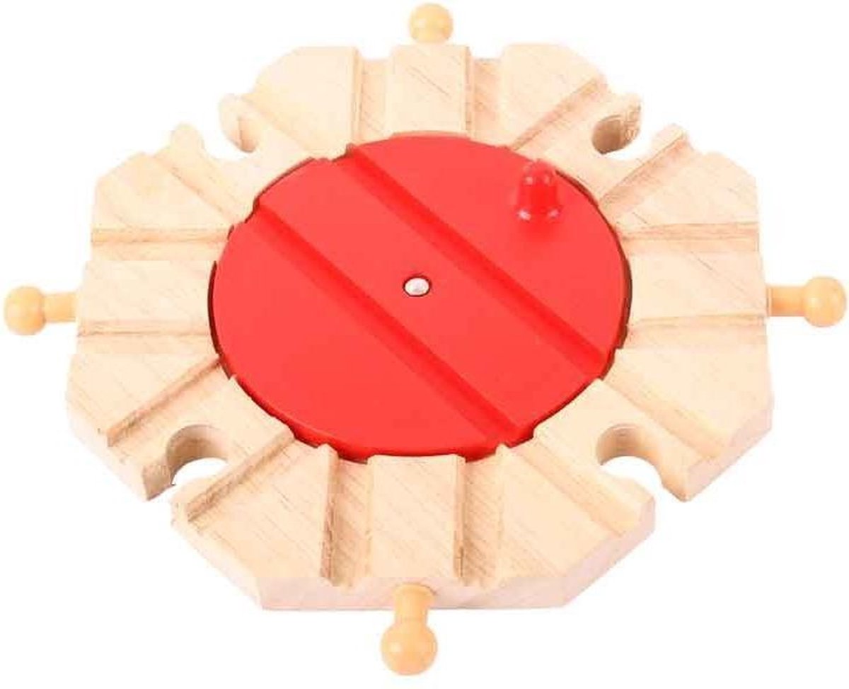 Bigjigs - Rails - draaischijf - 8 Richtingen