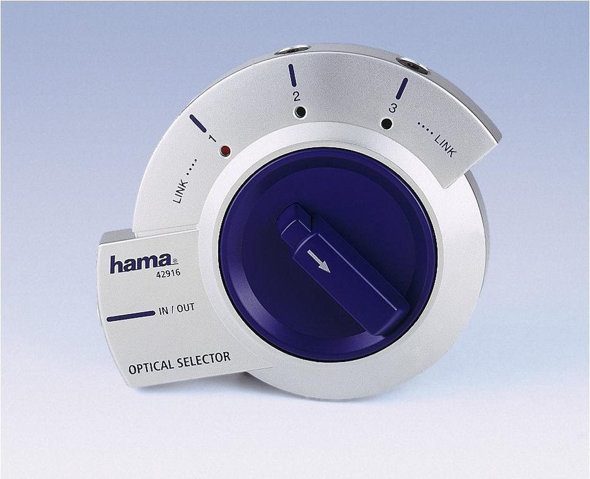 Hama 00042916 Zilver audioschakelaar