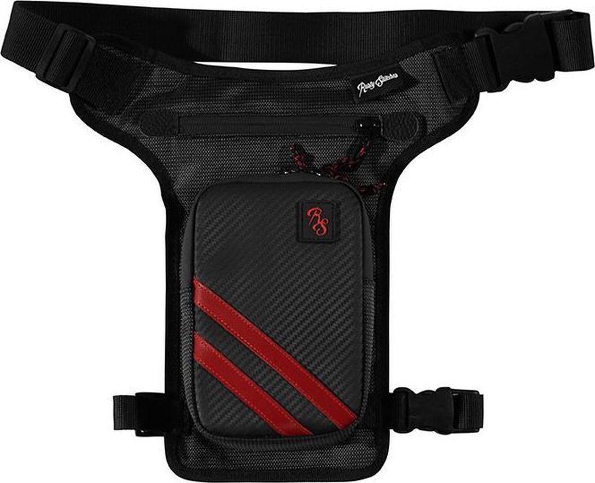Rusty Stitches Bag Gordon Black-Red