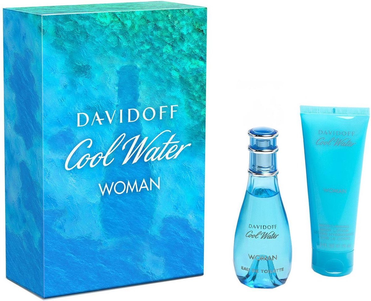 Davidoff Cool Water Geschenkset 30ml EDT + 75ml Bodylotion
