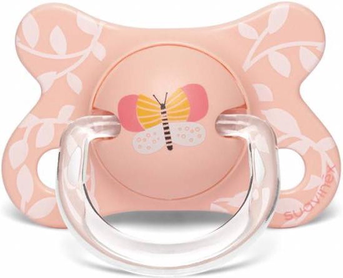 Suavinex - Fopspeen 2-4m natural Butterfly