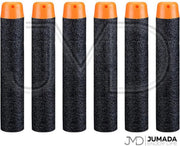 Universele Dartpijltjes geschikt voor NERF Blasters - Pijltjes - Darts - Bullets - 10 stuks - Zwart