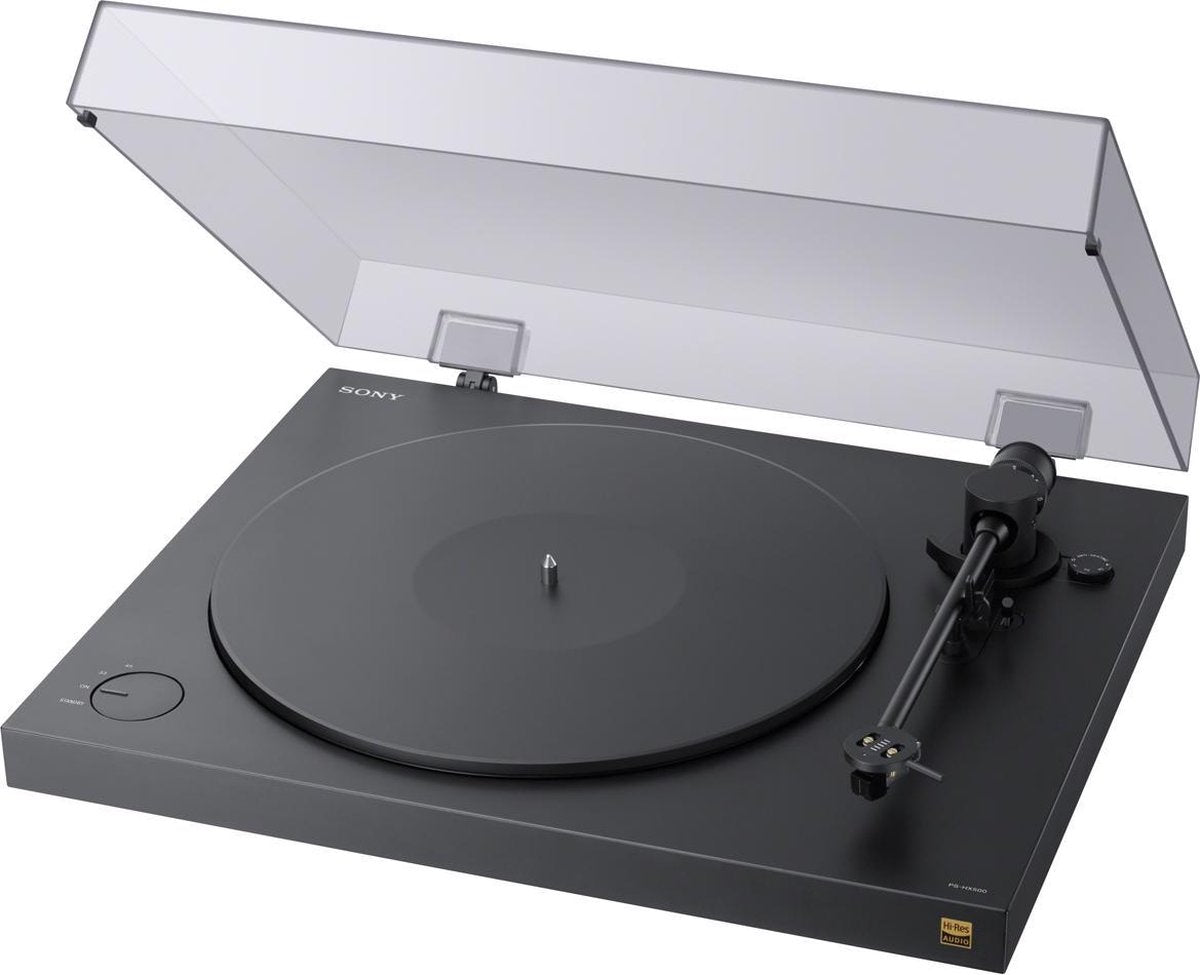 Sony PS-HX500 - Hi-Res Audio platenspeler met USB - Zwart