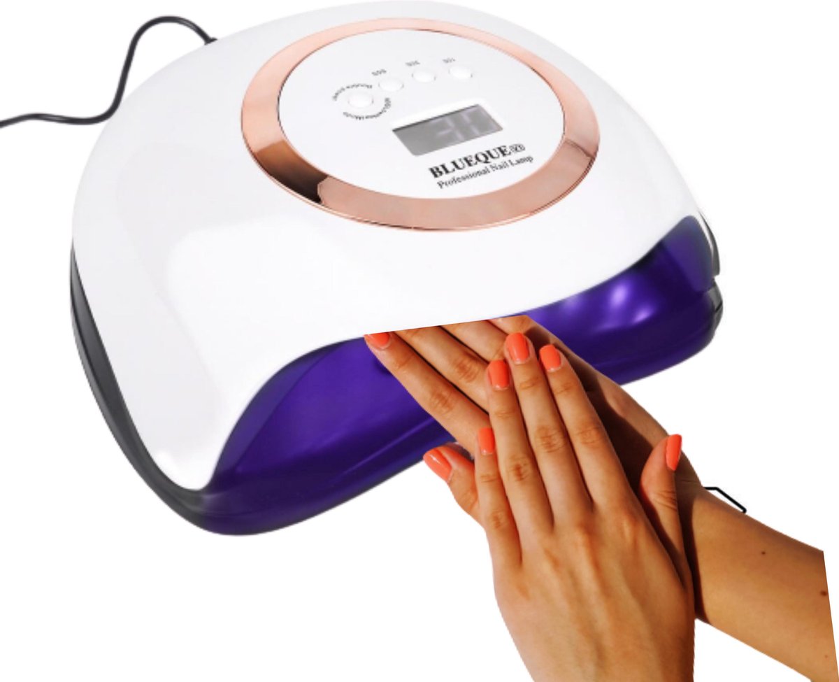 HMerch™ 168W Nageldroger - Nagel droger voor gel nagellak - Nageldroger voor gelnagels - UV lamp - 45 LED lampen - Nagellak droger voor nagels - Nageldrogers - Nageldroger - Nageldroger voor gewone nagellak - Nagellak droger - Wit - Nagellamp - Geldr