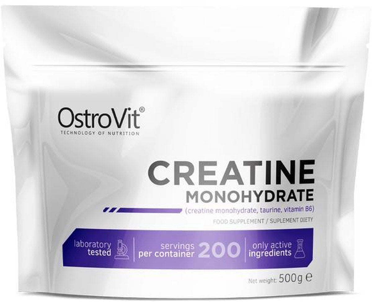 Creatine Monohydrate 500g OstroVit + GRATIS Bulk Shaker 700ml