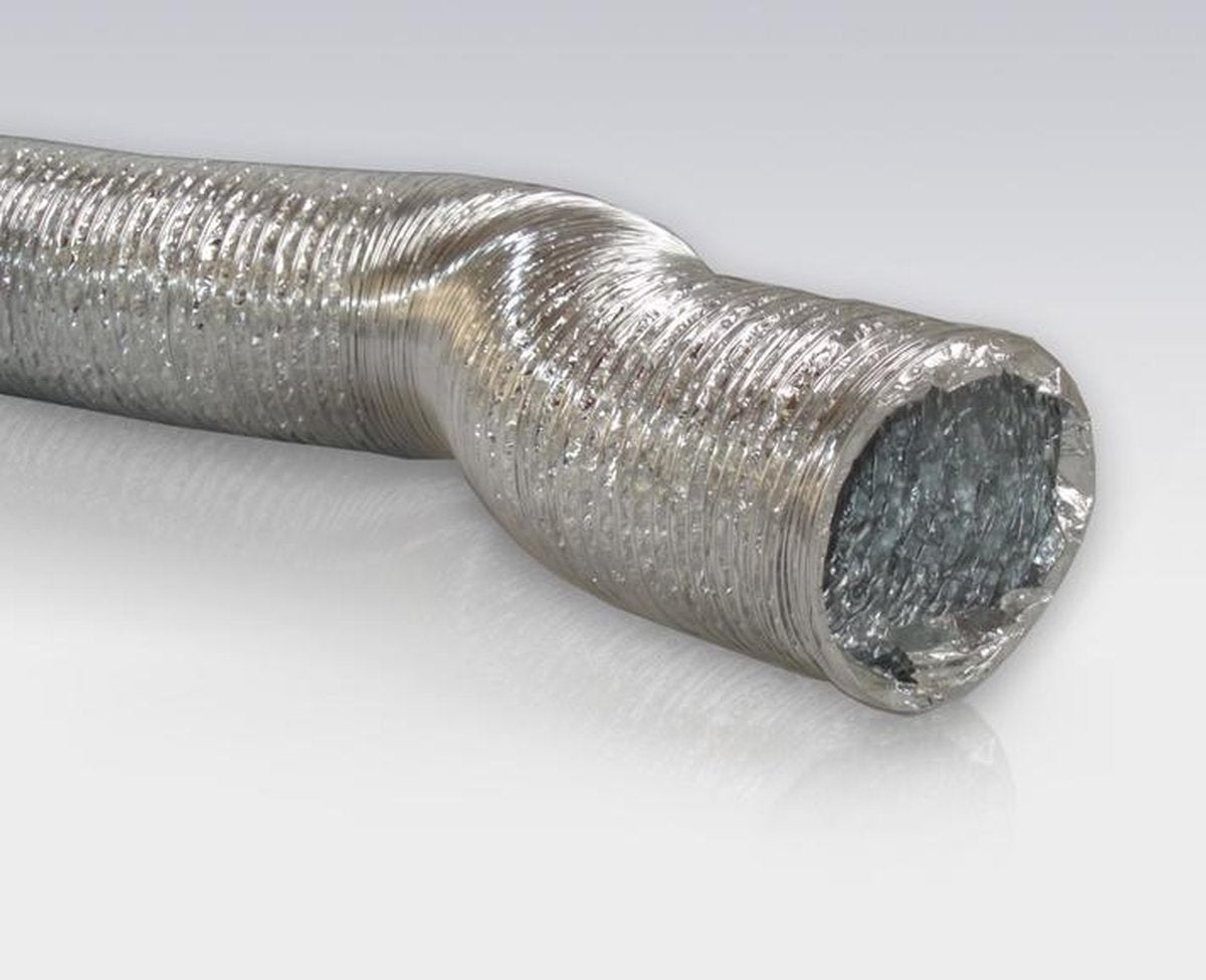 Folieslang aluminium diameter 100mm x 10 meter