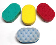 Martini Massagespons - Voordeelset 3 Stuks - 3 verschillende Kleuren -  Afmeting: 14 cm x  9 cm x 4.5 cm.