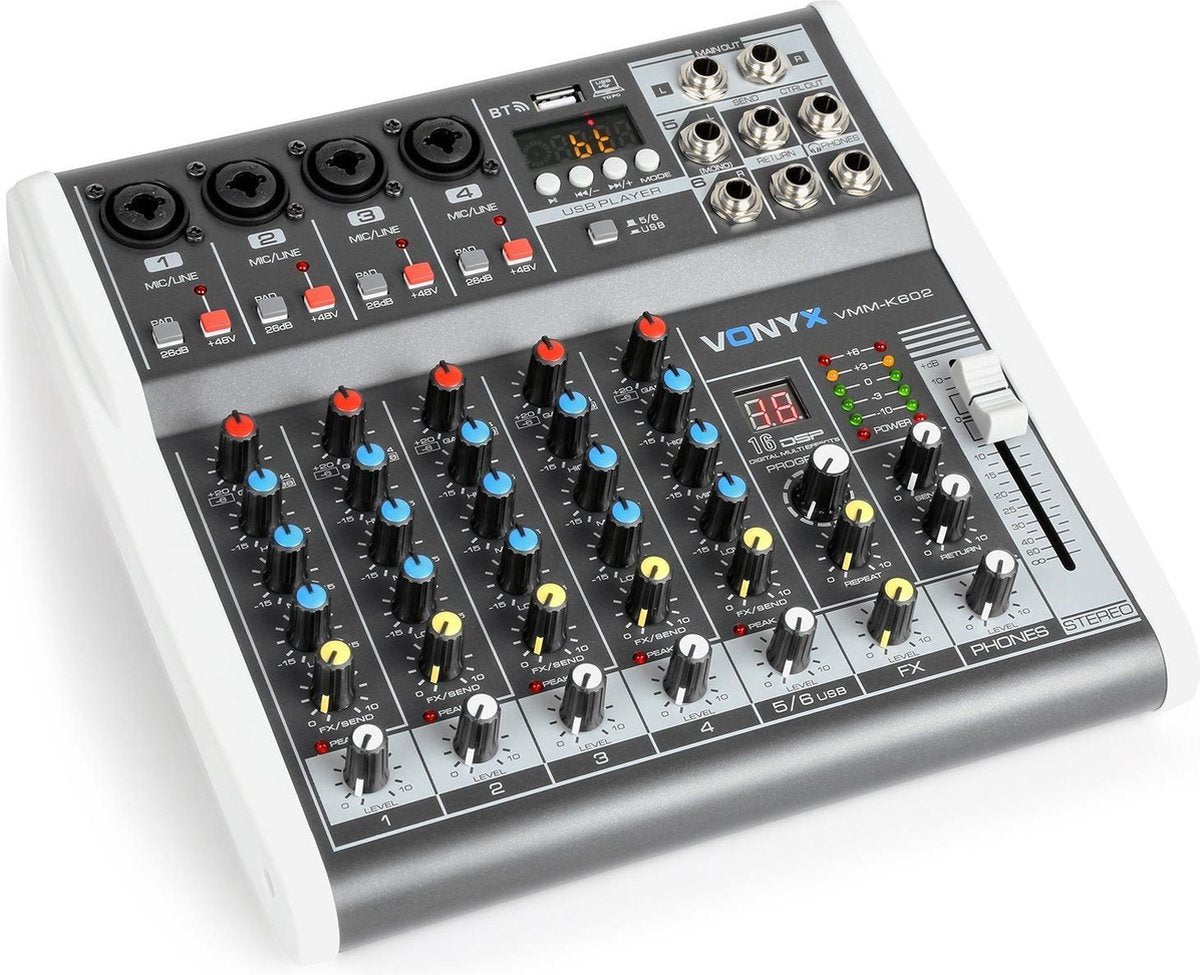VMM-K602 MusMix 6Ch/BT/Echo/USB Rec