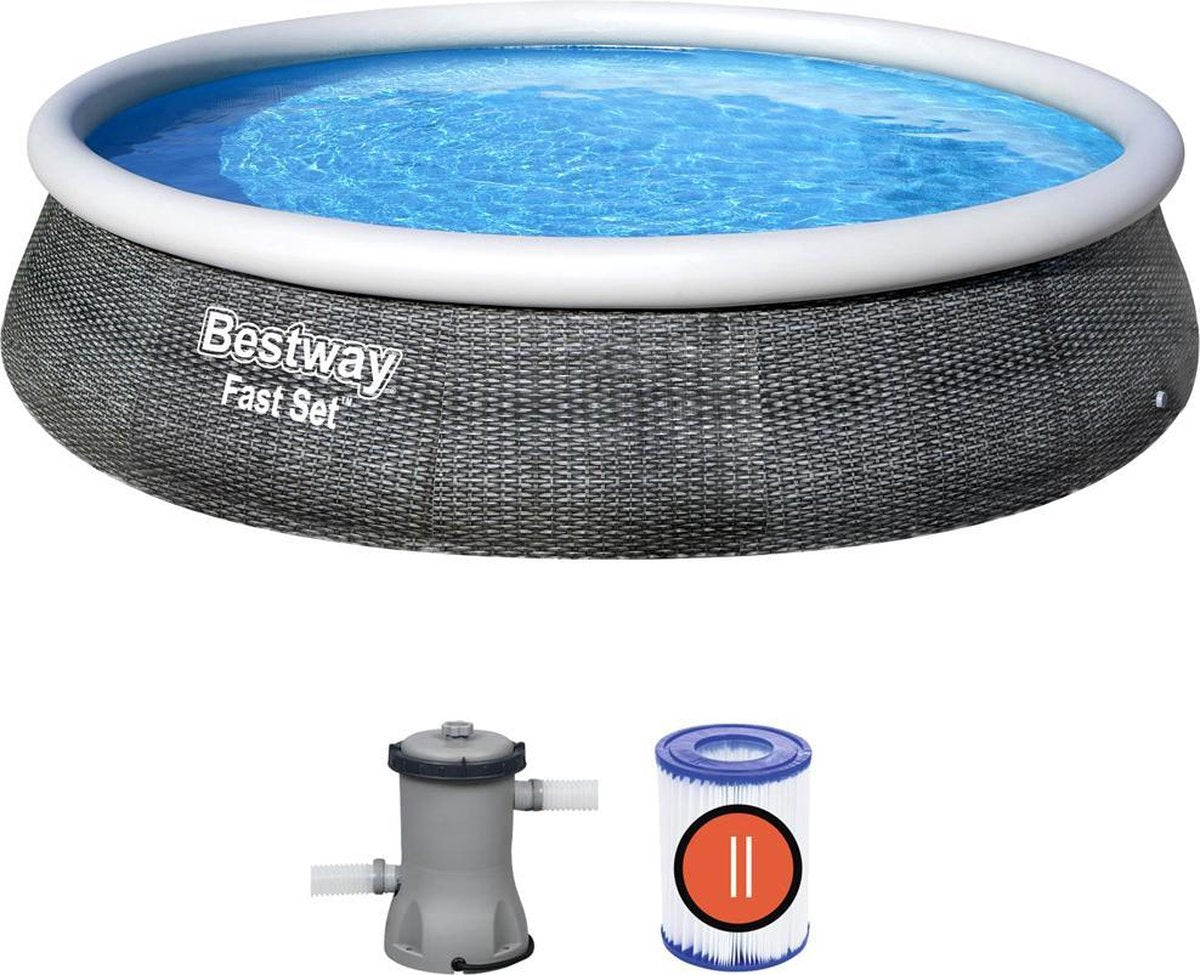 Bestway Fast Set Zwembadset - Ø396 cm