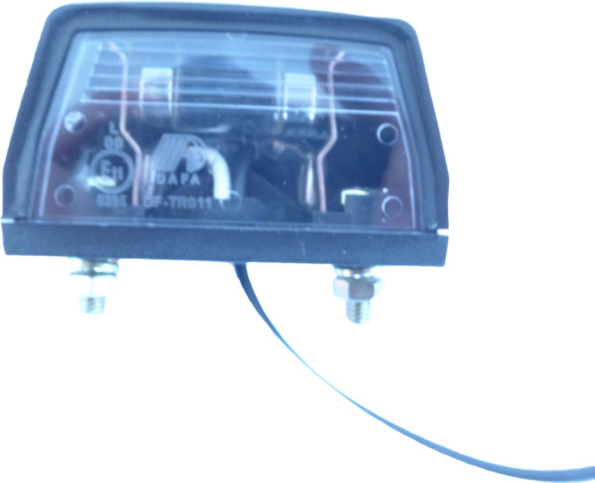 Kentekenverlichting Buislamp