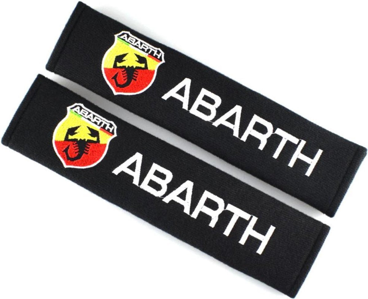Gordelhoezen fiat Abarth - schouderbeschermers - punto - 500 - 2 stuks!