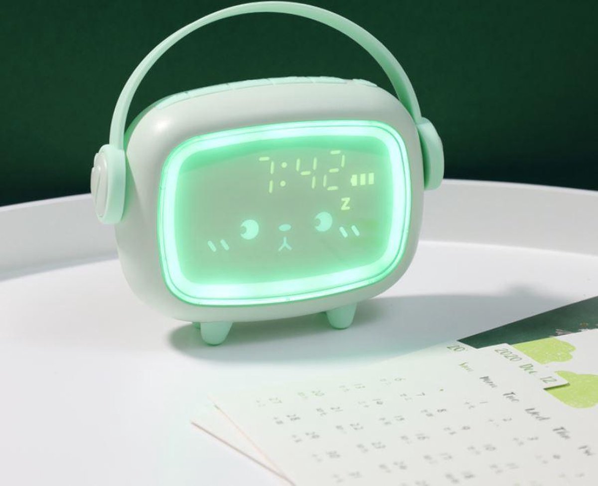PSM kinder Slaaptrainer - Kinderwekker - Babywekker - Slaapwekker baby- Kinderlamp - Nachtlamp - Slaaptimer - Slaapkamer Licht - Slaaptrainer Kinderen