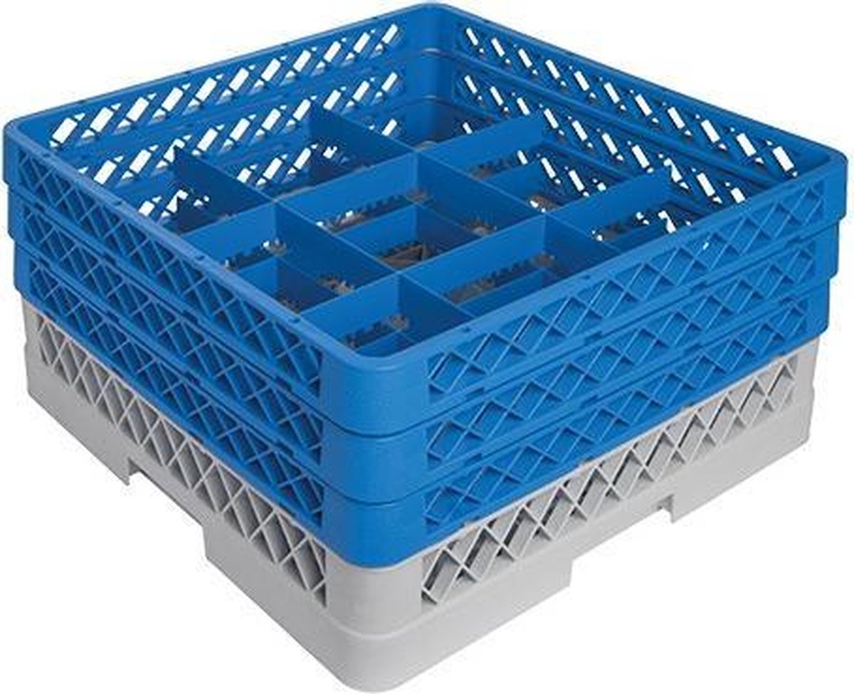 CaterRacks bekerglaskorf CR-09 m/opzet (2x CR-09 + 1x CR-0)
