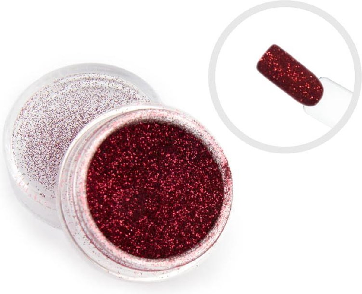 Claresa Nagelglitters Velvet Rood